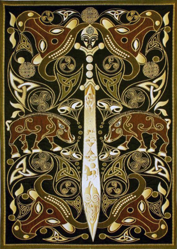 Celtic Sword #278 Wall hanging
