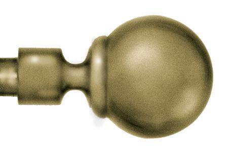 Finial & Rod, Ball - Antique Gold, Small