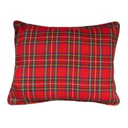 Tartan -  Red, Cushion rectangle