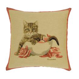 Rose Kitten Bowl - Clearance Cushion