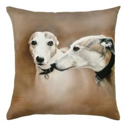 Watercolour Dogs - Greyhounds (Gilbert & Gretel)