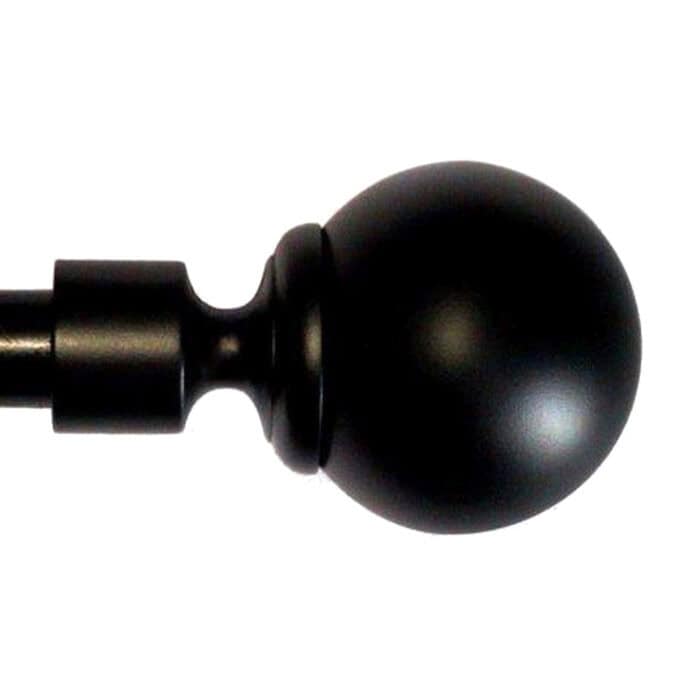 Finial-Ball-Black-Painted