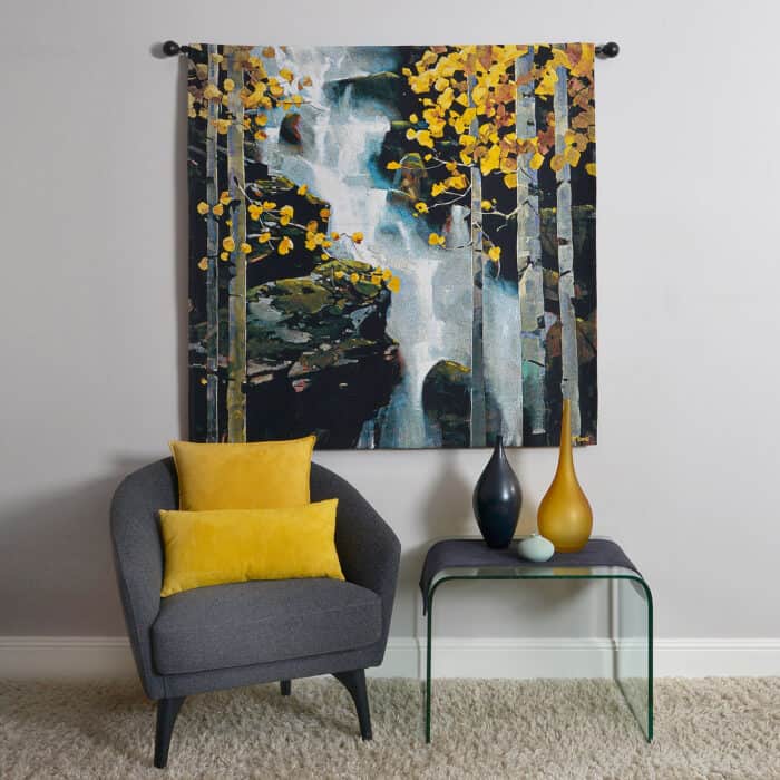 Birch Waterfall Wall Hanging