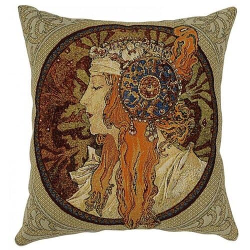 Decor-Cushion-Mucha-Byzantine-Lady