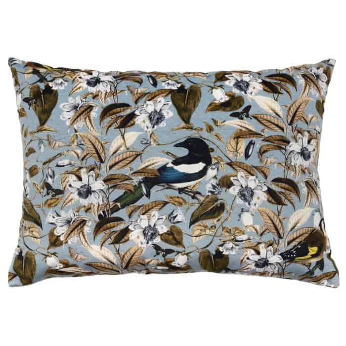 Floral-Cushion-Floral-Birds-Blue-Rectangle