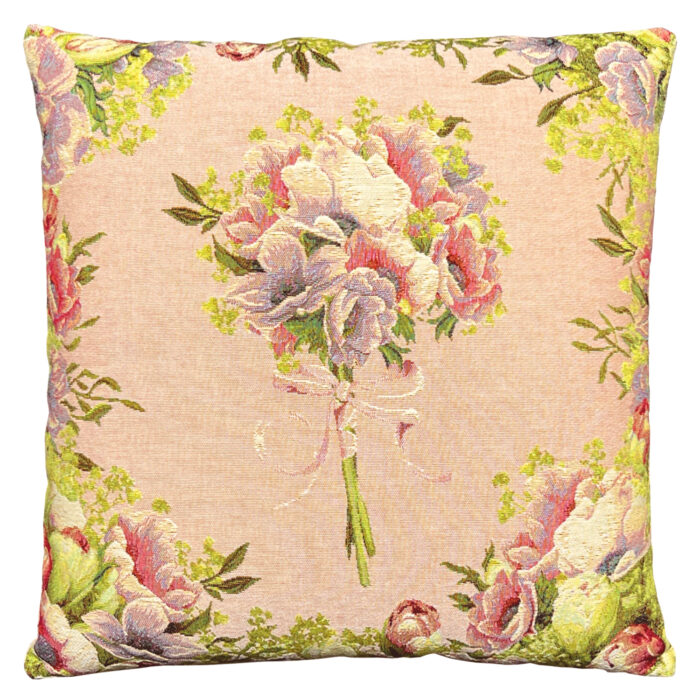 Bouquet with Border Cushion