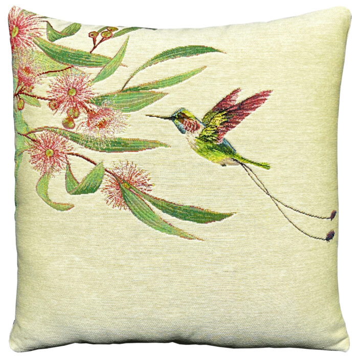Gumnut and Hummingbird Right Cushion