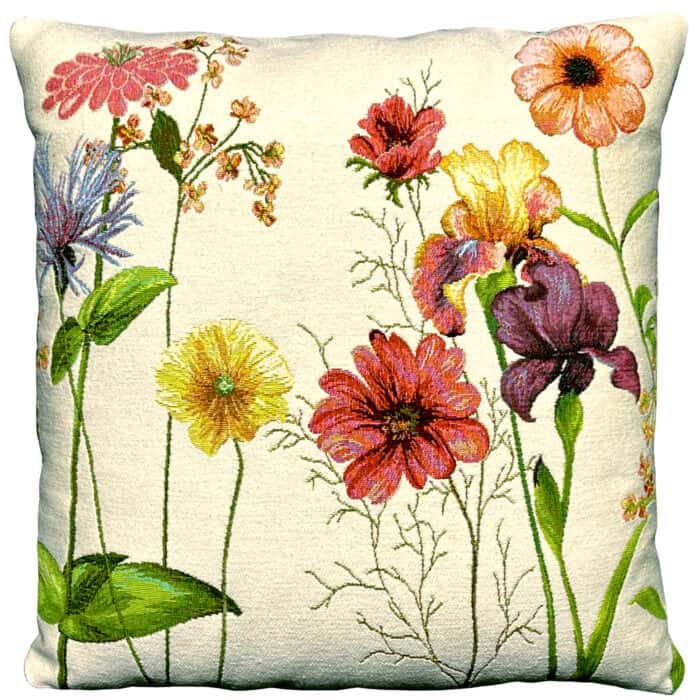 Irises & Flowers Cushion