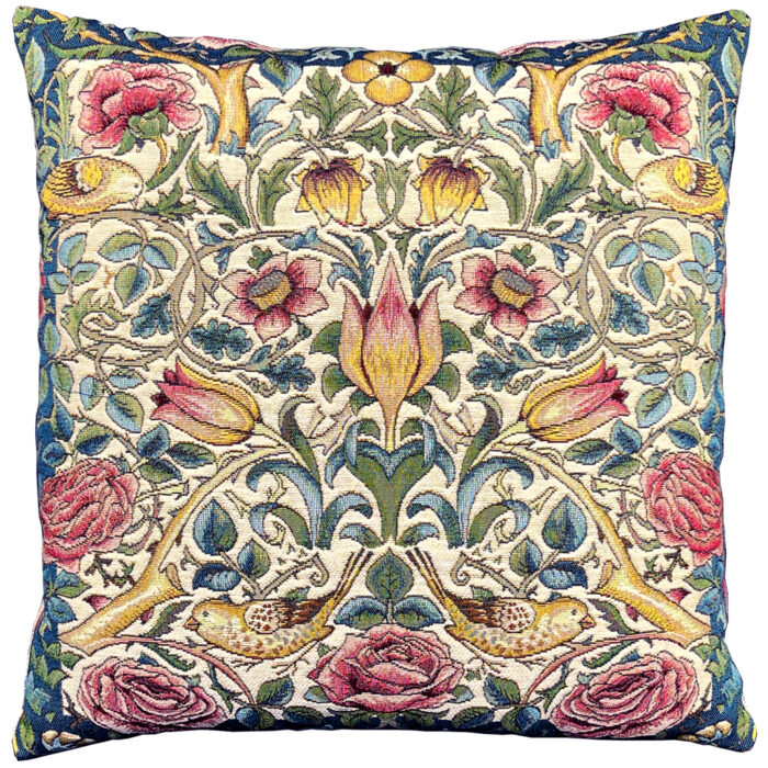 William Morris Beige Cushion